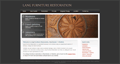 Desktop Screenshot of langfurniturerestoration.co.uk